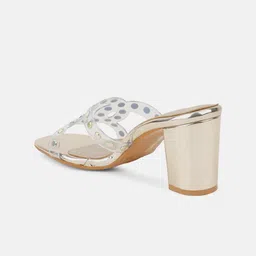 Anouk Embellished Open Toe Block Heels image 3