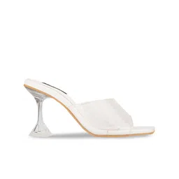 Sherrif Shoes White Block Sandals image 4