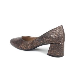 Shezone Textured Pointed Toe Block Pumps image 5