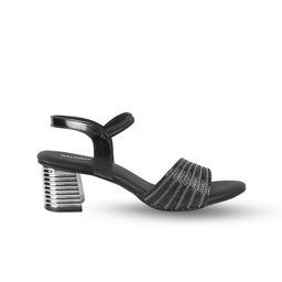 WALKWAY by Metro Textured Open Toe Backstrap Block Heels image 5