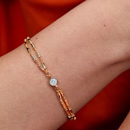MINUTIAE Gold-Plated Link Bracelet-15
