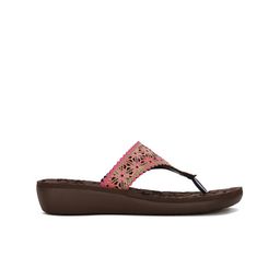 Bata Textured Open Toe Flats image 5
