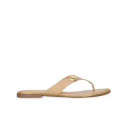 Bata Textured Embellished Open Toe Flats image 2