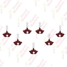 Comet Busters Pack Of 7 Stone Studded Bindis image 5