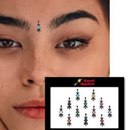 Comet Busters Multicoloured Set Of 12 Bindis image 3