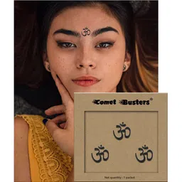Comet Busters Black Traditional Bindis - 3 Pcs image 2