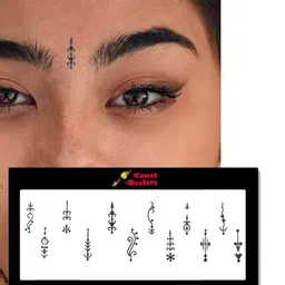 Comet Busters 12 Pcs Reusable Bindi - Black image 2