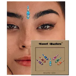 Comet Busters 7 Pcs Reusable Bindi - Multicolored image 2