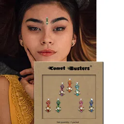 Comet Busters Set Of 7 Embellished Bindis image 3