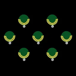 Comet Busters Set of 7 Traditional Designer Bindis image 2
