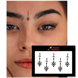 Comet Busters Black Bindis - 5 Pcs image 3
