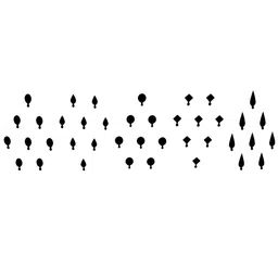 Comet Busters 40 Pcs Handcrafted Designer Reusable Bindi - Black image 3