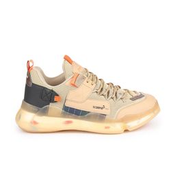 ABROS Scorpio Men Beige Memory Cloud Mesh Running Shoes image 4
