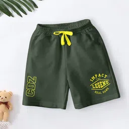 CODEZ Boys Pack Of 3 Printed Typography Shorts image 5