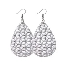 Yellow Chimes Set Of 2 Teardrop Shaped Drop Earrings image 3