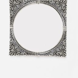PANASH  Set Of 2 Oxidized Silver-Toned Square Shaped Bangles image 3