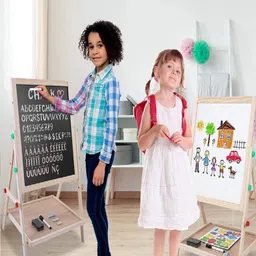 CHOCOZONE Double Side Easel Board with Magnetic Letters image 3