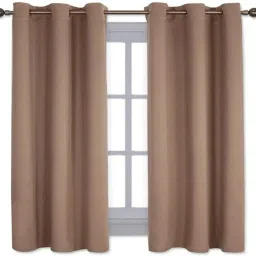 152.4 cm (5 ft) Silk Blackout Window Curtain (Pack Of 2)-image-24
