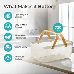 The Better Home White Set of 2 Regular Core Organisers image 4