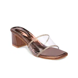 CLOG LONDON Embellished Open Toe Block Heels image 3