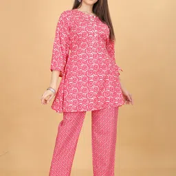 CHANSI Printed Tunic With Trouser image 3