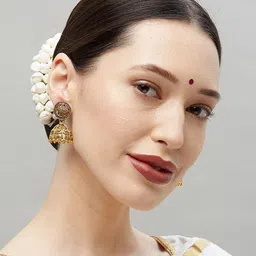 Fida Gold-Plated Dome Shaped Jhumkas-image-44