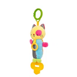 Baby Moo Yellow & Blue Mr. Patches Hanging Toy With Teether image 3