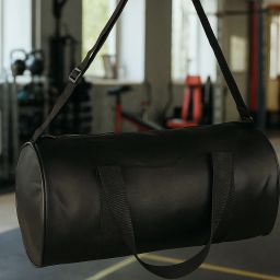 20 L Gym Duffel Bag - ZYM BAG Travel Handy Sport Bag for Men and Women (Black) - Black-image-75