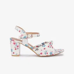 Gibelle Printed Open Toe Block Heels image 2