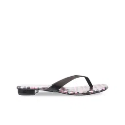 Mochi Printed Open Toe Flats image 2