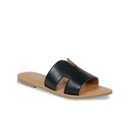 Soul Roots Solid Slip-On Open Toe Flats image 2