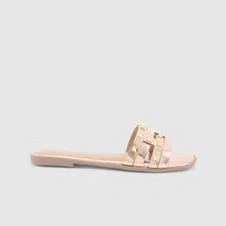 Sole To Soul Embellished Open Toe Flats image 3