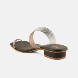 Anouk Striped One Toe Block Heels image 4