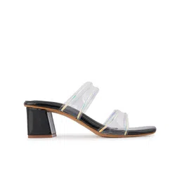 Mast & Harbour Open Toe Block Heels image 4