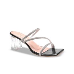 Brauch Embellished Strappy Party Open Toe Block Heels image 2