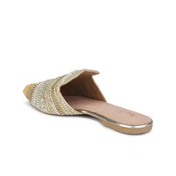 Inc 5 Embellished Pointed Toe Mules Flats image 3