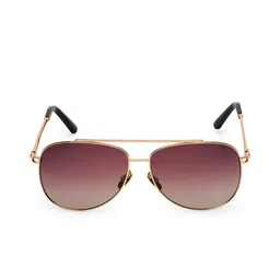 ZILLI Unisex Aviator Sunglasses with UV Protected Lens-ZI65076 C01 image 3