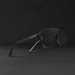 Eyewearlabs Unisex Rectangle Sunglasses with Polarised Lens ELOKRyftJFC3 image 3