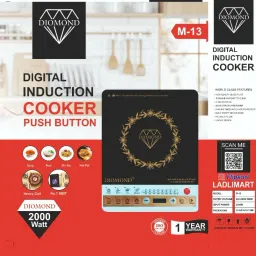 diomond 2000 W Induction Cooktop Push Button image 4
