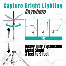 Mocking Bird LED Camera Light Flash Light With Professional Remote Perfect For Video Shoot Flash image 3