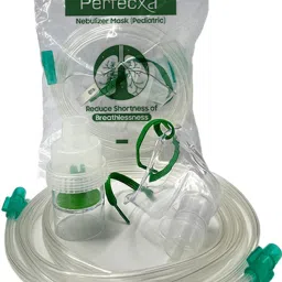 Perfecxa Child Nebulizer Kit |Lightweight Non Slip Mask with Comfortable Elastic Staps Nebulizer image 4