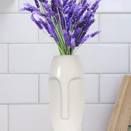 LASAKI Dalce White Ceramic Flower Vases-image-43