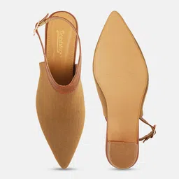 The Roadster Lifestyle Co. Textured Pointed Toe Block Heel Mules image 4