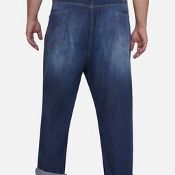 Santonio Men PLus Size Clean Look Light Fade Stretchable Jeans image 4