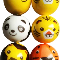 6PCS Smiley Ball OR Smiley Squeeze Ball OR Soft Stress Relief Ball Cartoon- 7 cm-28