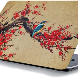 qth FLORAL LAP-3044 VINYL Reusable Laptop Skin Compatible for 15.6 inch-image-64