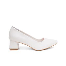 Sherrif Shoes Pointed Toe Block Pumps image 2