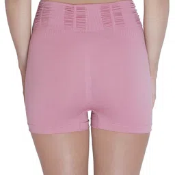 PLUMBURY Women Pack Of 2 High-Rise Seamless Boy Short Briefs image 3