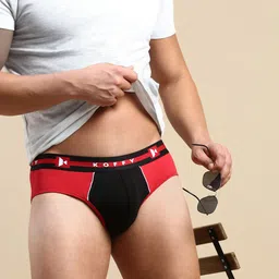 KOFFY Colourblocked Basic Briefs KOFFY_KI29_BRF_RD-picture-26