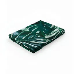 Liveology Green White Texture Tropical Lust Bamboo cotton 200 GSM Beach Towel-image-11